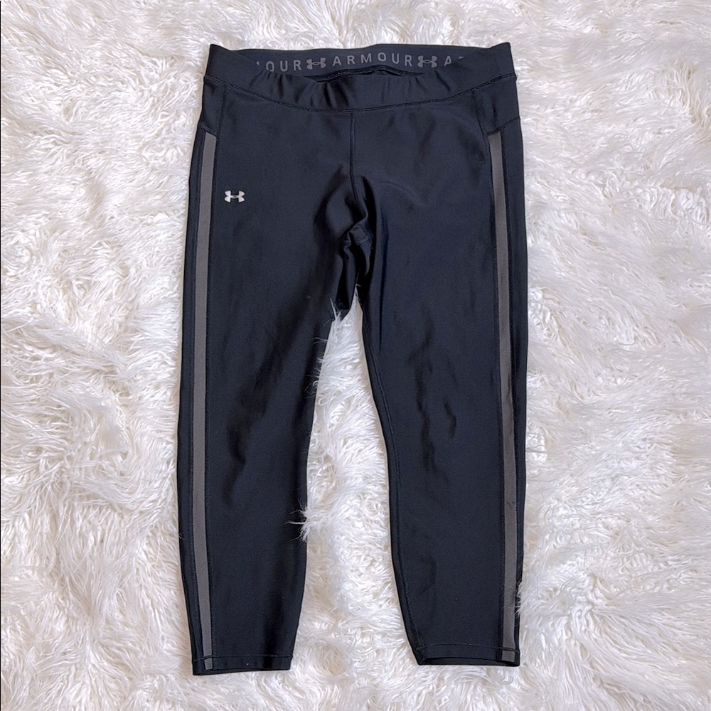 Under Armour Black and Gray Leggings
